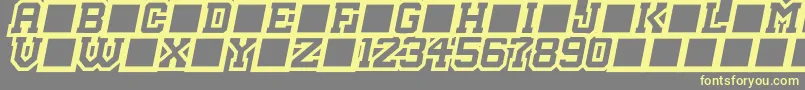 MasterDroid Font – Yellow Fonts on Gray Background