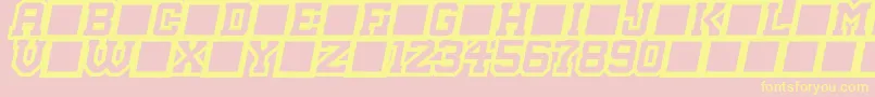 fuente MasterDroid – Fuentes Amarillas Sobre Fondo Rosa