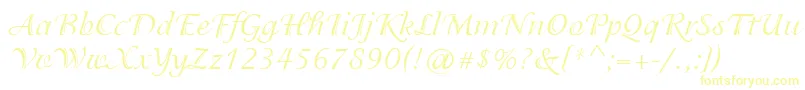 IsadoraCyr Font – Yellow Fonts