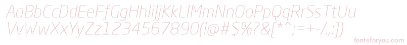 NeoSansProLightItalic Font – Pink Fonts