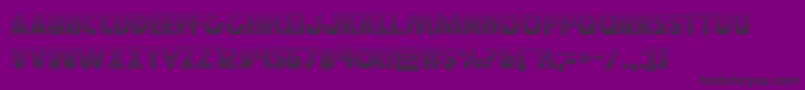 Governorgrad Font – Black Fonts on Purple Background