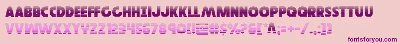 Governorgrad Font – Purple Fonts on Pink Background