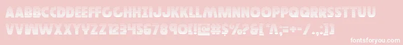 Governorgrad Font – White Fonts on Pink Background