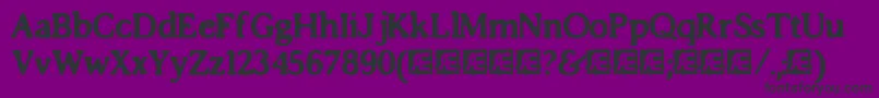 ImpossibiliumBrkフォントについての詳細 フォントImpossibiliumBrk – 紫の背景に黒い文字