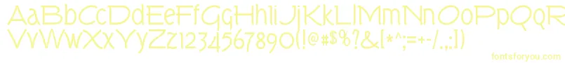 TorkRegular Font – Yellow Fonts