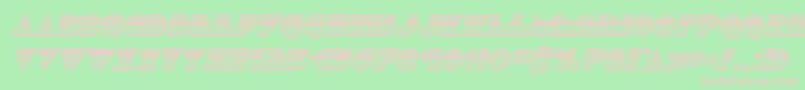 fuente Discoduckchromeital – Fuentes Rosadas Sobre Fondo Verde
