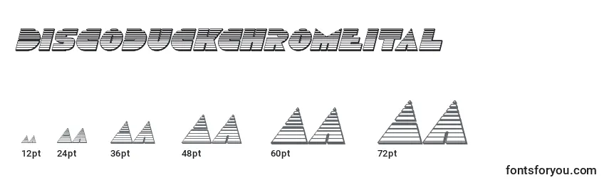 Discoduckchromeital Font Sizes