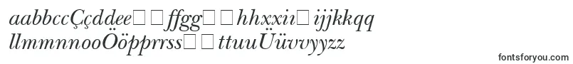 Шрифт NebraskaItalic – азербайджанские шрифты