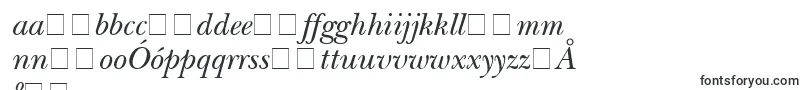 フォントNebraskaItalic – ポーランドのフォント