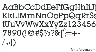 L850SlabMediumRegular font – Fonts Starting With L