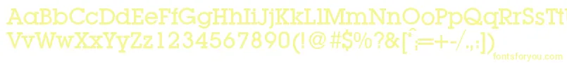 L850SlabMediumRegular Font – Yellow Fonts