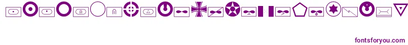 More about MilitaryidRegular Font MilitaryidRegular Font – Purple Fonts on White Background