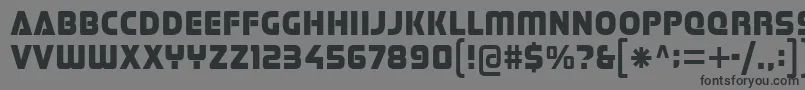Stormfaze Font – Black Fonts on Gray Background