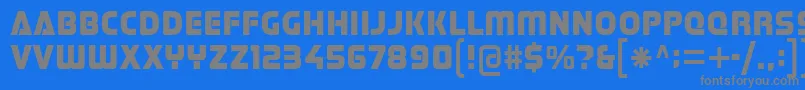 Шрифт Stormfaze – серые шрифты на синем фоне