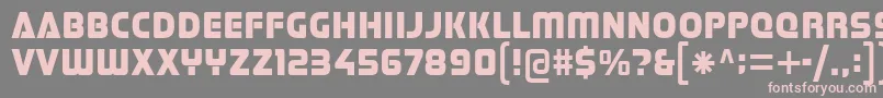 Шрифт Stormfaze – розовые шрифты на сером фоне