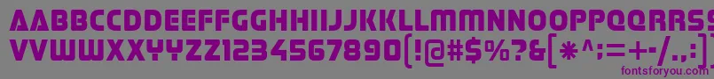 Stormfaze Font – Purple Fonts on Gray Background