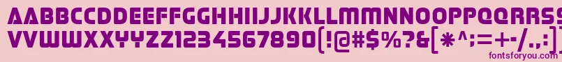 Stormfaze Font – Purple Fonts on Pink Background