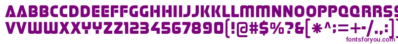 フォントStormfaze – 紫色のフォント