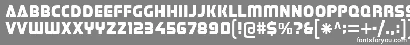 Шрифт Stormfaze – белые шрифты на сером фоне