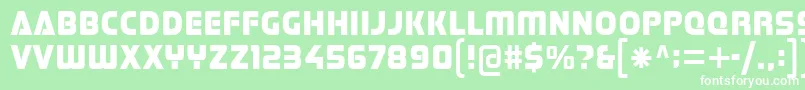 Stormfaze Font – White Fonts on Green Background