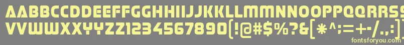 Stormfaze Font – Yellow Fonts on Gray Background