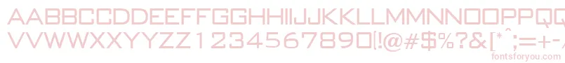 B652SansRegular Font – Pink Fonts on White Background