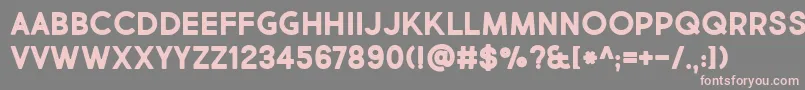 MarketFreshBold Font – Pink Fonts on Gray Background