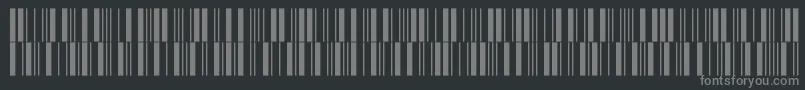Fonte V300006 – fontes cinzas em um fundo preto