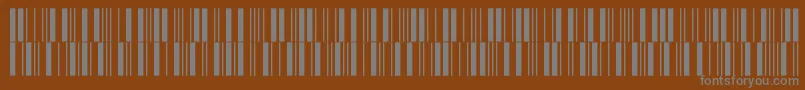 フォントV300006 – 茶色の背景に灰色の文字