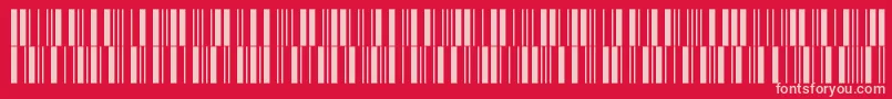 V300006 Font – Pink Fonts on Red Background
