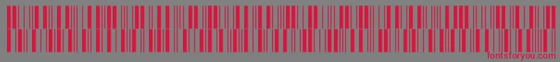 Police V300006 – polices rouges sur fond gris