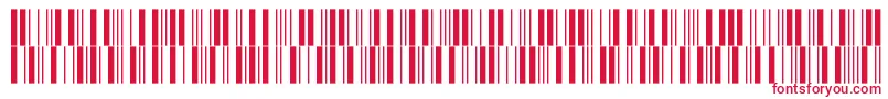 フォントV300006 – 白い背景に赤い文字
