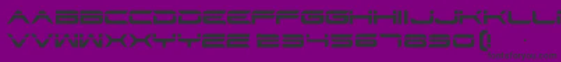 Str Font – Black Fonts on Purple Background