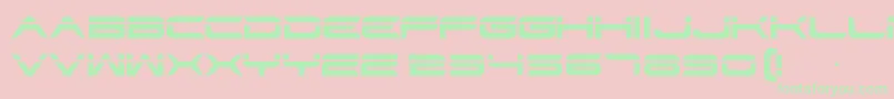 Шрифт Str – зелёные шрифты на розовом фоне