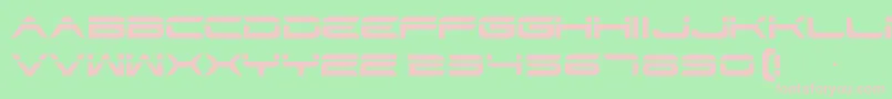Więcej informacji o czcionce Str Czcionka Str – różowe czcionki na zielonym tle