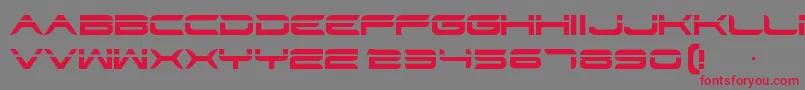 Шрифт Str – красные шрифты на сером фоне
