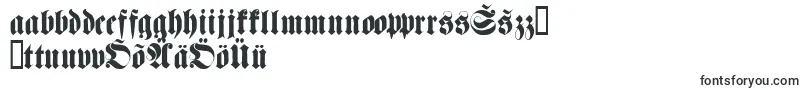 Czcionka Fettehaenelfraktur – estońskie czcionki