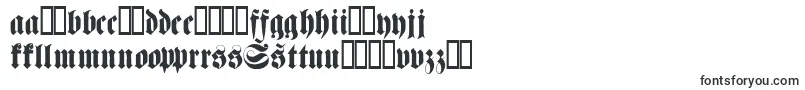 Шрифт Fettehaenelfraktur – литовские шрифты