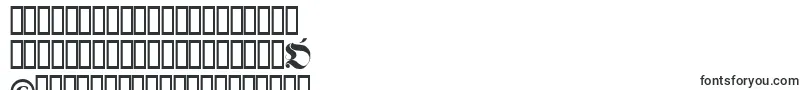 Fettehaenelfraktur-Schriftart – Baschkirische Schriften