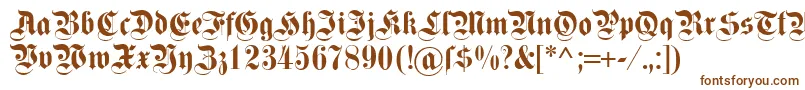 Dsfettekanzlei Font – Brown Fonts