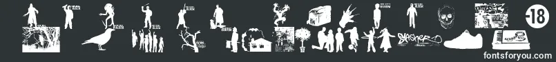 WatchTheCityBurn Font – White Fonts