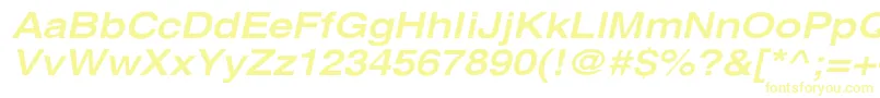 XeroxSansSerifWideBoldOblique Font – Yellow Fonts