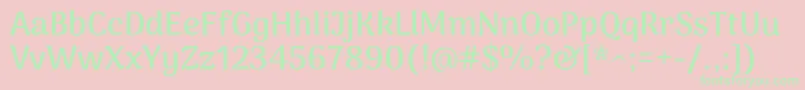 ArimamaduraiBold Font – Green Fonts on Pink Background