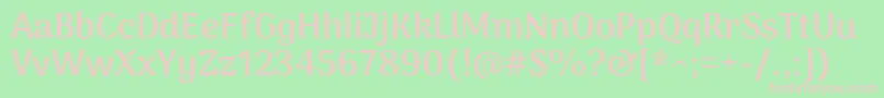 ArimamaduraiBold Font – Pink Fonts on Green Background