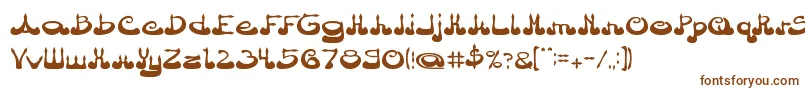 ArabianPrince Font – Brown Fonts on White Background