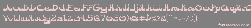 Шрифт ArabianPrince – розовые шрифты на сером фоне