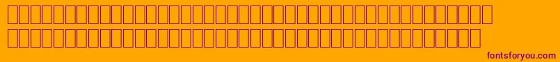 Fonte WpJapanese – fontes roxas em um fundo laranja