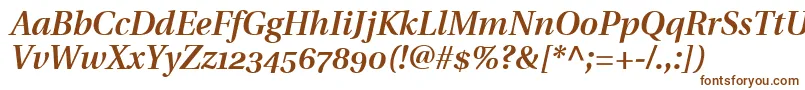 UtopiaSemiboldItalicWithOldstyleFigures Font – Brown Fonts
