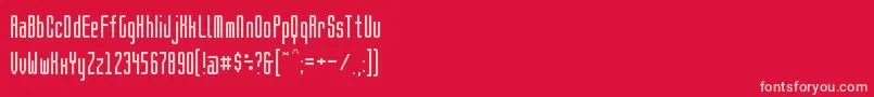 BrightontwoSansNbp Font – Pink Fonts on Red Background