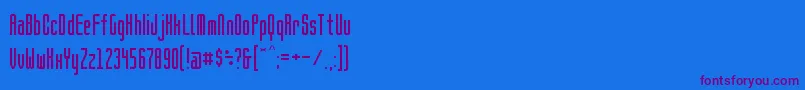 BrightontwoSansNbp Font – Purple Fonts on Blue Background